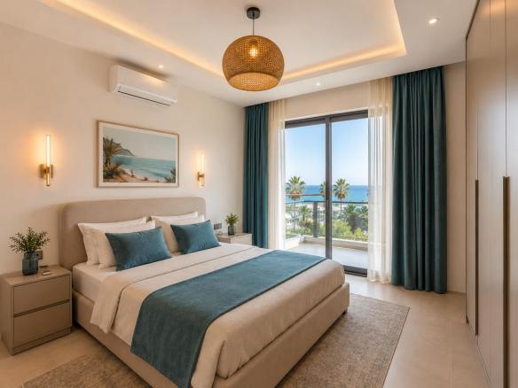 Moderne 2+1 Wohnung in Konyaaltı – Meerblick & Vollausstattung