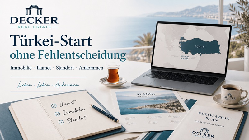 DECKER Real Estate T&uuml;rkei-Start ohne Fehlentscheidung mit Immobilien, Ikamet und Standortberatung