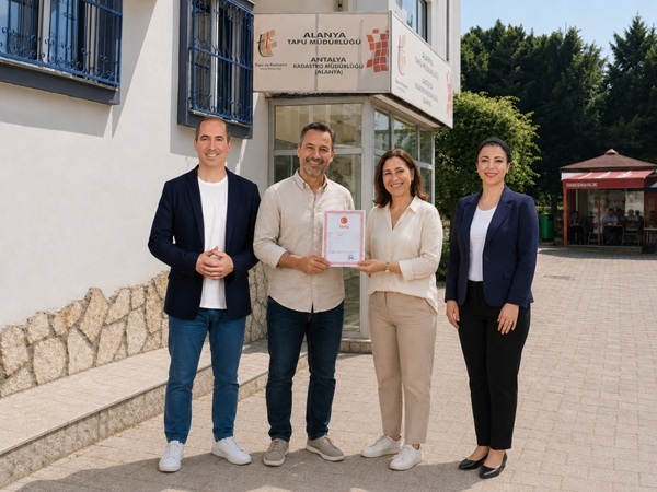 TAPU-Übergabe Familie Paulmann in Alanya